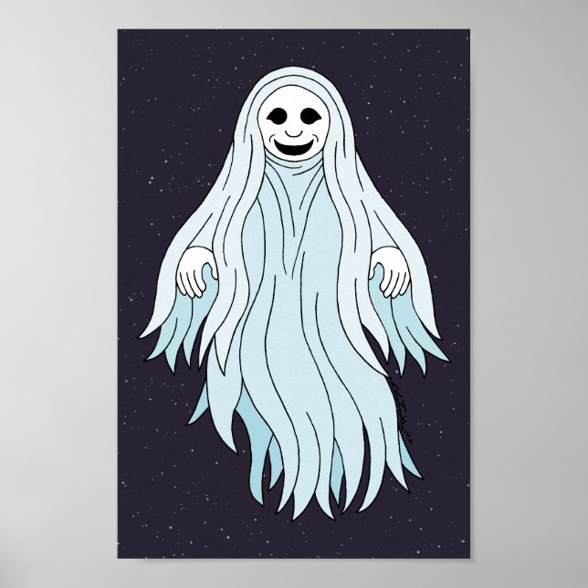 Cute Ghost Poster (Framsidan)