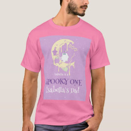 Cute Ghost Spooky One Pappa Halloween Birthday T Shirt