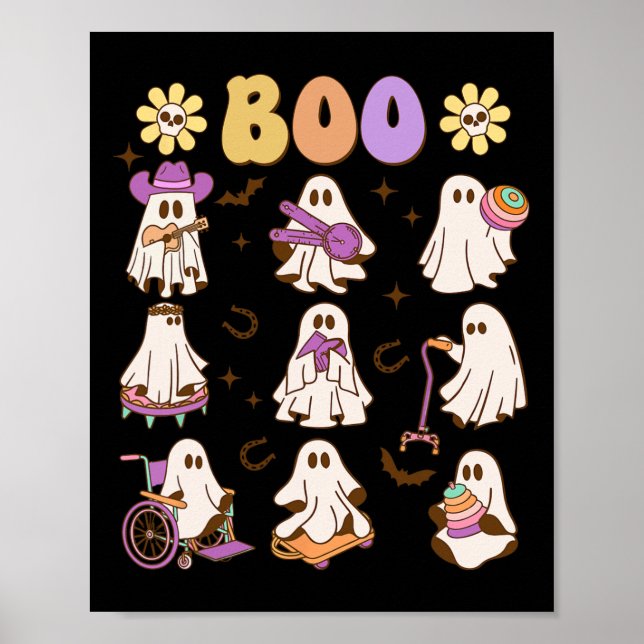 Cute Ghost Squad Halloween-inkluderande kostym Poster (Framsidan)