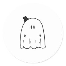 Cute Ghost Sticker
