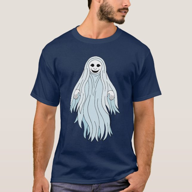 Cute Ghost T Shirt (Framsida)