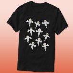 Cute Ghost T Shirt<br><div class="desc">Tur spökdesign för människor som kärlek skämtar sak. Perfekt för Halloween. Originalkonst av Nic Squirrell.</div>