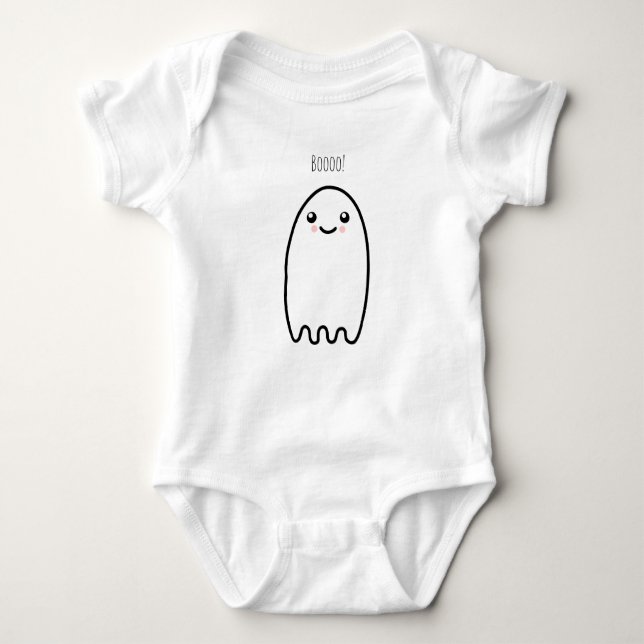 Cute Ghost T Shirt (Framsida)