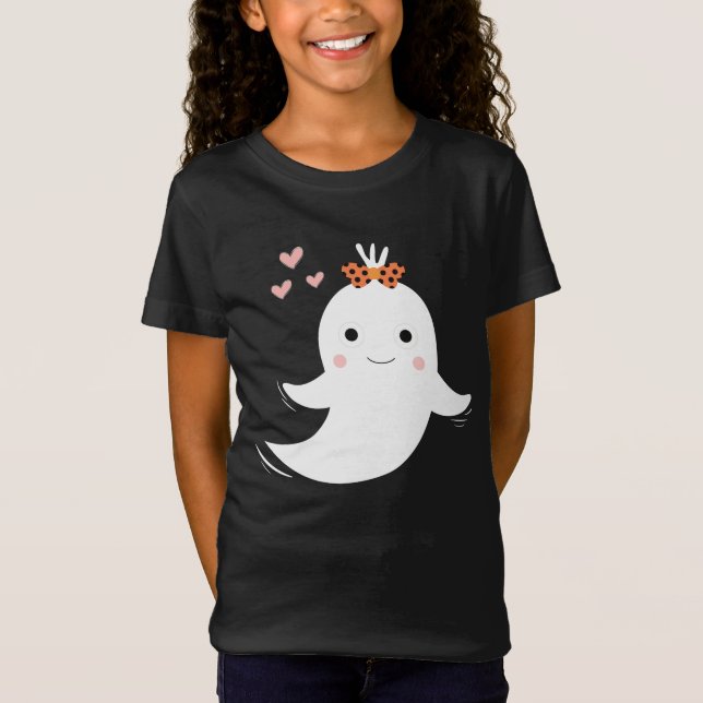 Cute Ghost T Shirt (Framsida)
