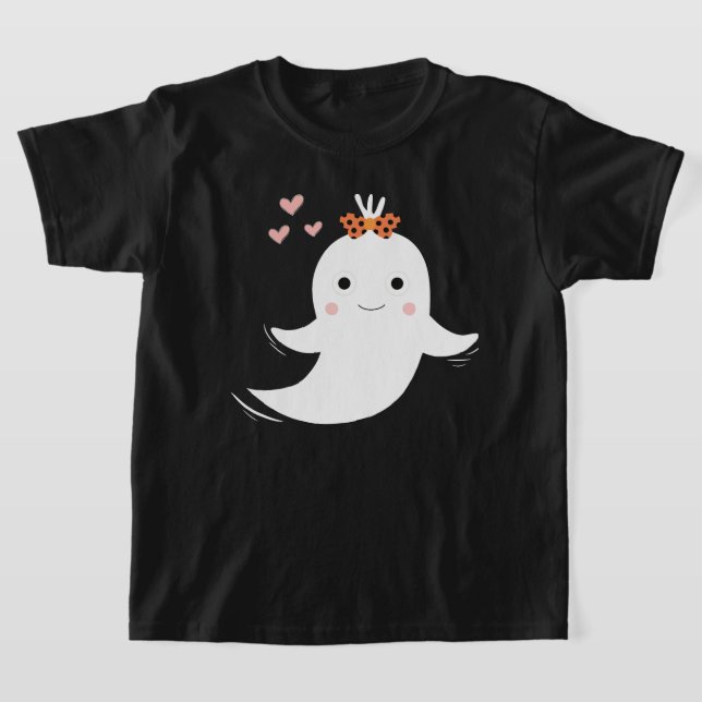 Cute Ghost T Shirt (Laydown)