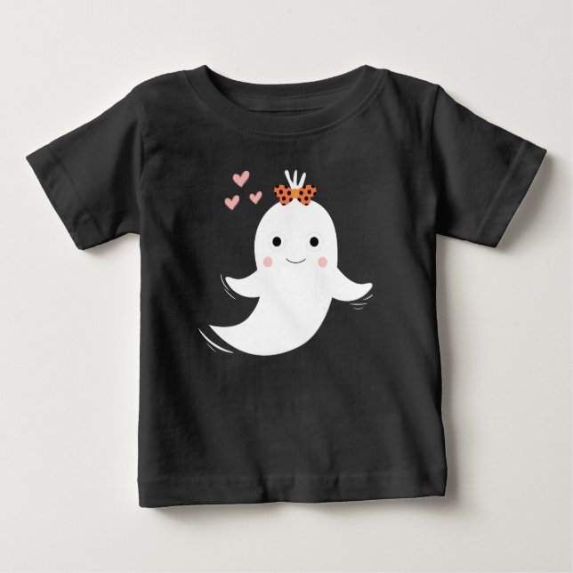 Cute Ghost T Shirt (Framsida)