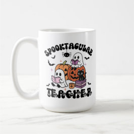 Cute Ghost Teacher Halloween-Spooktacular Teacher Kaffemugg
