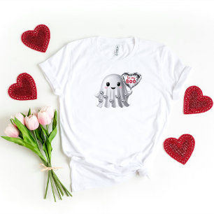 Cute Ghost Valentine's Tee Mönster