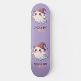Cute Ghost Witch Halloween Spooky Cute Mini Skateboard Bräda 18,5 Cm