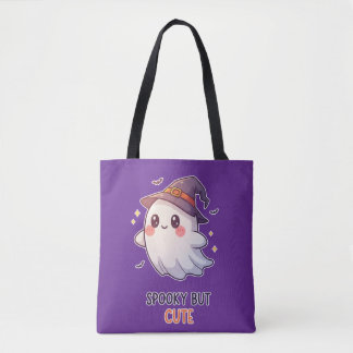 Cute Ghost Witch Halloween Spooky Cute Tygkasse