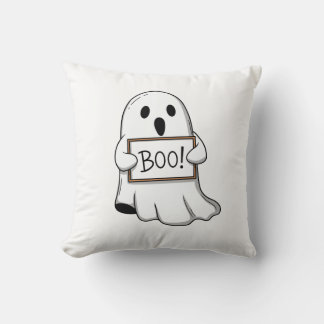 Cute Ghostly BOO Fun Kudde