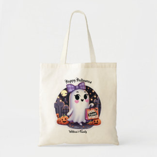 Cute Ghoul-vän Godkänd Halloween Tygkasse