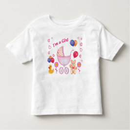 Cute gift Colorful Toddler Girl Shirt T