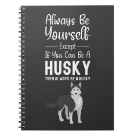 Cute Gifts For Husky Dog Lovers Siberian Pet  Anteckningsbok