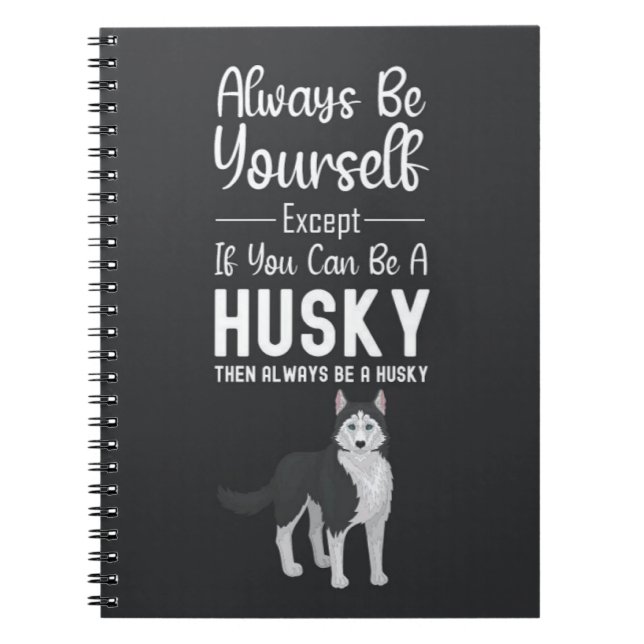 Cute Gifts For Husky Dog Lovers Siberian Pet  Anteckningsbok (Framsidan)