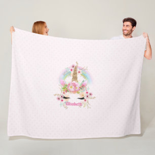 Cute Gifts GranddottDotter UNICORN NAMMED Fleecefilt