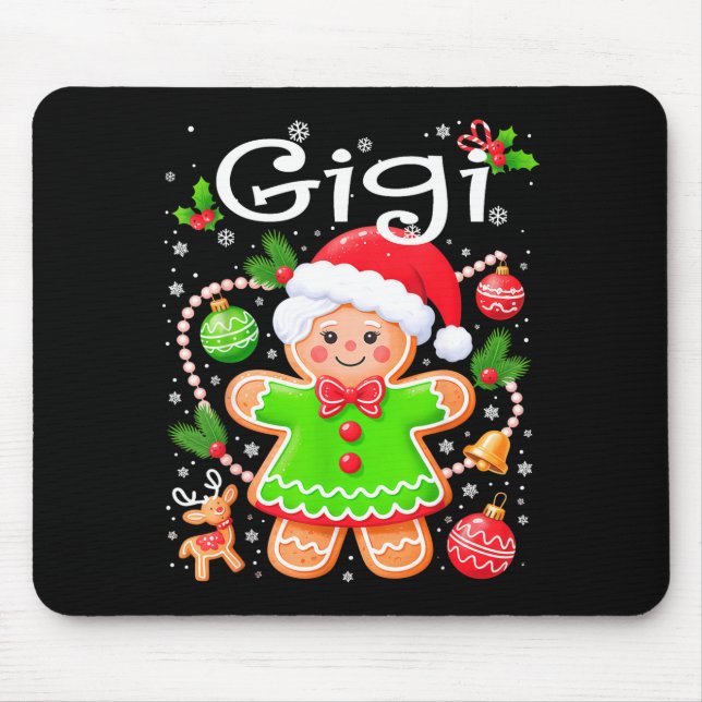Cute Gigi Gingerbread Family Matching Christmas Co Musmatta (Framsidan)