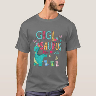 Cute Gigisaurus Flower Butterfly Dinosaur Mor T Shirt