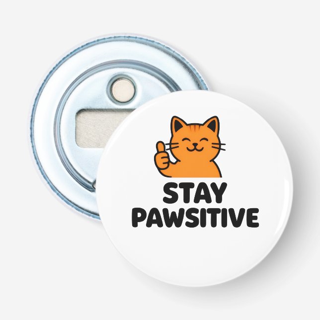 cute Ginger cat Bottle openers Flasköppnare (Framsidan)