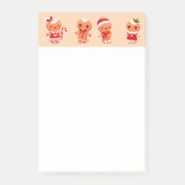 Cute Gingerbads Post-it Block