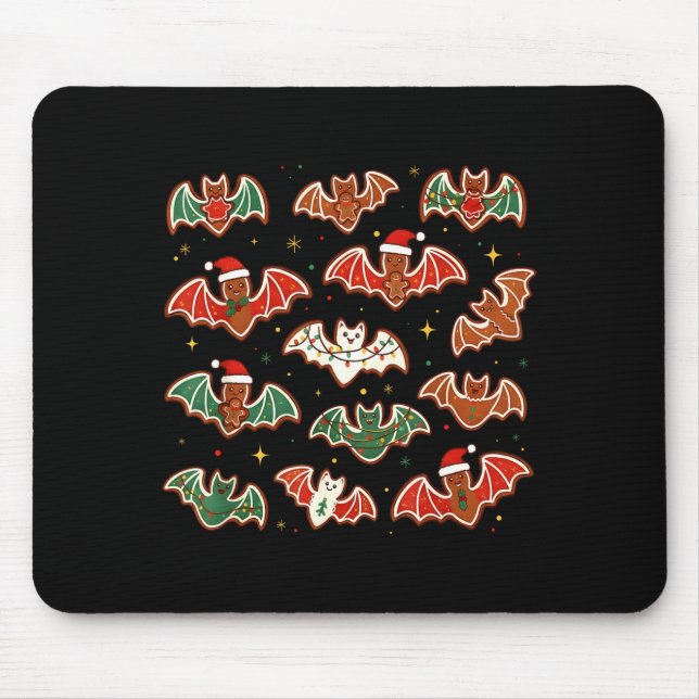 Cute Gingerbread Bats Soky Christmas Cookie Merry  Musmatta (Framsidan)