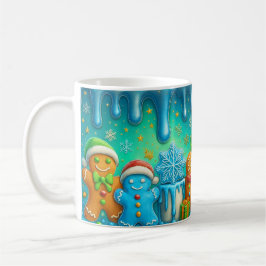 Cute Gingerbread Christmas Mug Wrap Kaffemugg