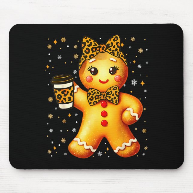 Cute Gingerbread Leopard Coquette Christmas Xmas G Musmatta (Framsidan)