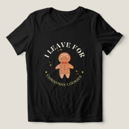 Cute Gingerbread Man Christmas Cookies for foodies T Shirt