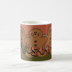 Cute Gingerbröd Jul Kaffemugg