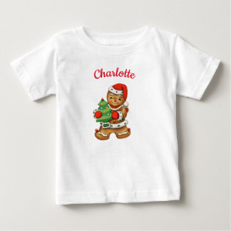 Cute Gingertea Cookie personlig namn T Shirt
