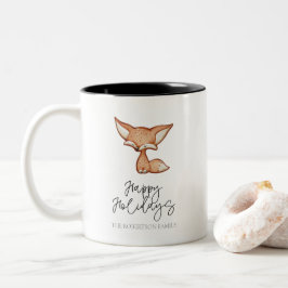 Cute Gingertea Fox Helgdag Mugg