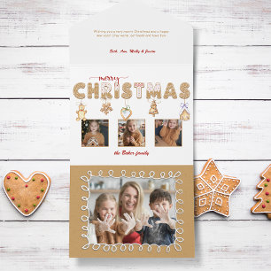 Cute Gingertea God jul Multifoto