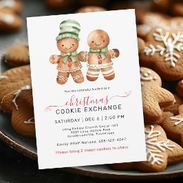 Cute Gingertea par Cookie Exchange Party Inbjudningar