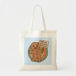 Cute Gingy Gingerbread Tote Bag for Christmas Tygkasse