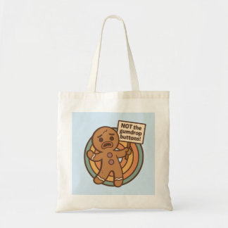 Cute Gingy Gingerbread Tote Bag for Christmas Tygkasse