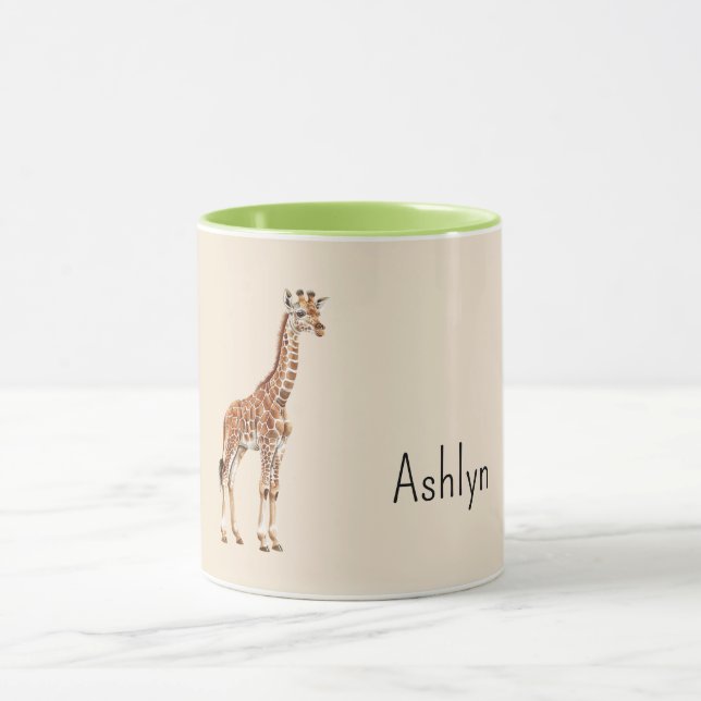 Cute Giraffe Animal Mugg (Center)