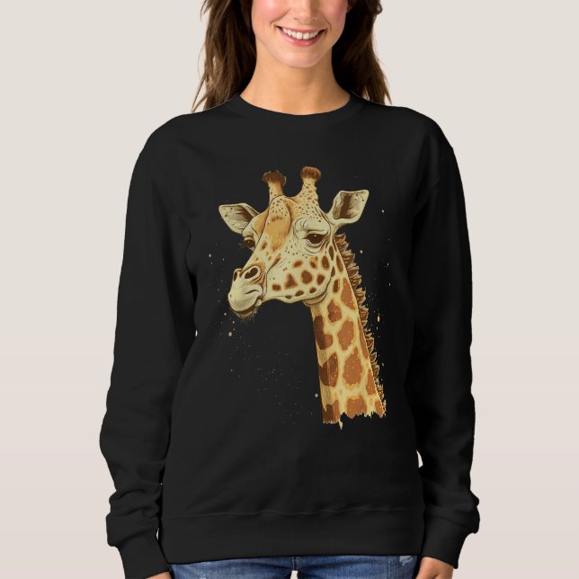 Cute Giraffe  Animal on Giraffe 1 T Shirt (Framsida)