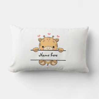 Cute Giraffe Baby Pillow Lumbarkudde