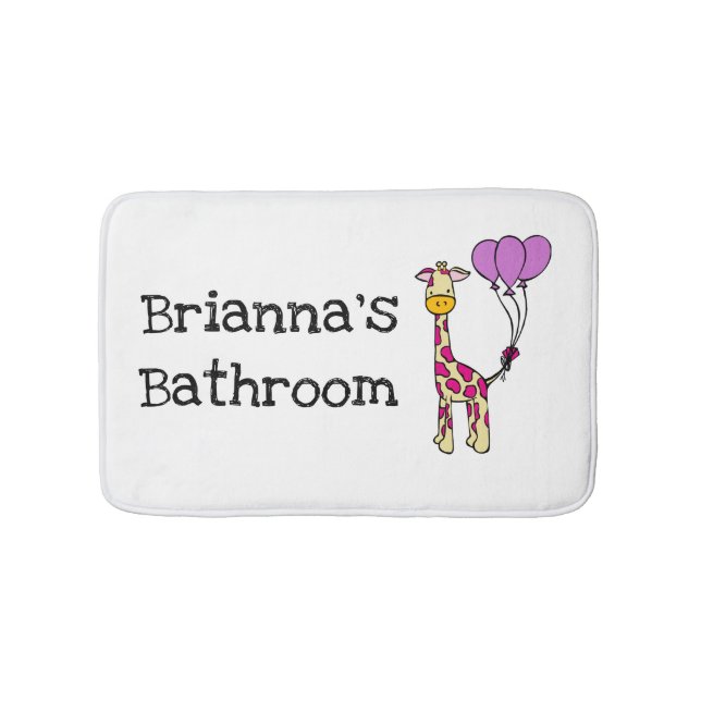 Cute Giraffe Badrumsmatta (Framsidan)