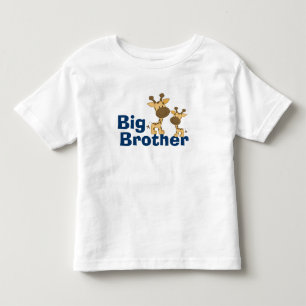 Cute Giraffe Big Brother Tee Shirt
