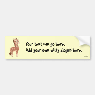 Cute Giraffe Bildekal