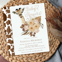 Cute Giraffe Boho, torkade gräsbebisskor