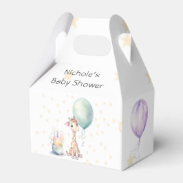 Cute Giraffe Cake Balloon 1:a. Födelsedagsfest Presentaskar