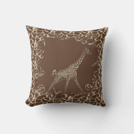 Cute Giraffe Dekorativ kudde