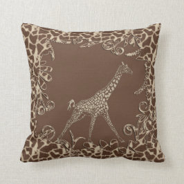 Cute Giraffe Dekorativ kudde