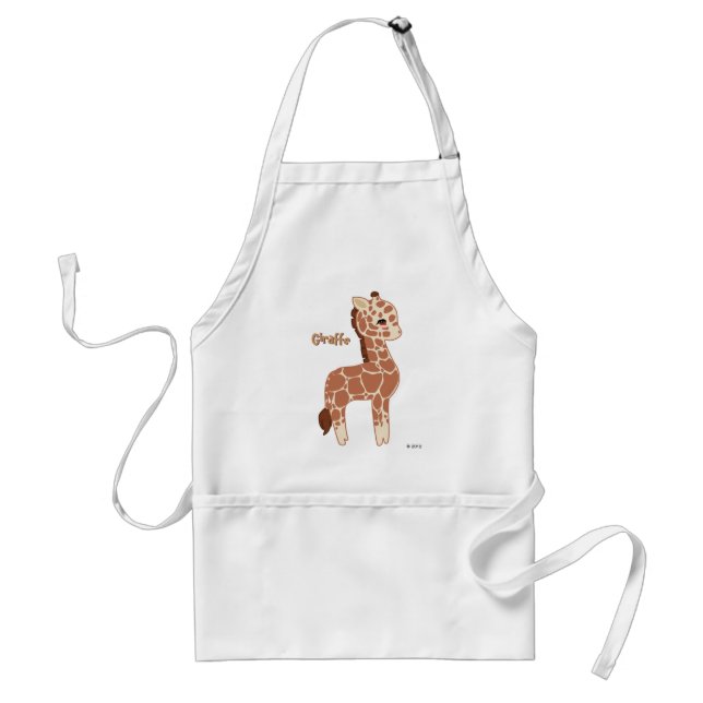 Cute Giraffe Förkläde (Framsidan)