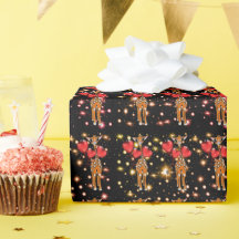 Cute giraffe, glitter gnistra, hjärtballonger