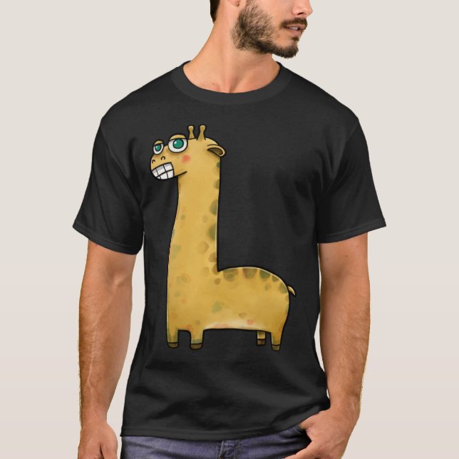 Cute Giraffe Graphic T Shirt (Framsida)