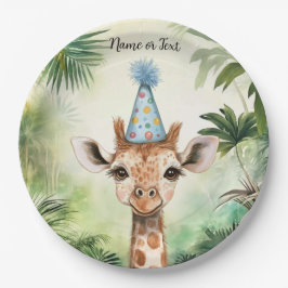 Cute Giraffe Jungle Baby Shower Party Beautiful