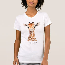 Cute Giraffe Jungle Baby Shower Party Beautiful T Shirt